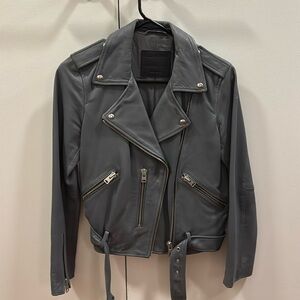 ALL SAINTS Balfern leather jacket US 6 Womens